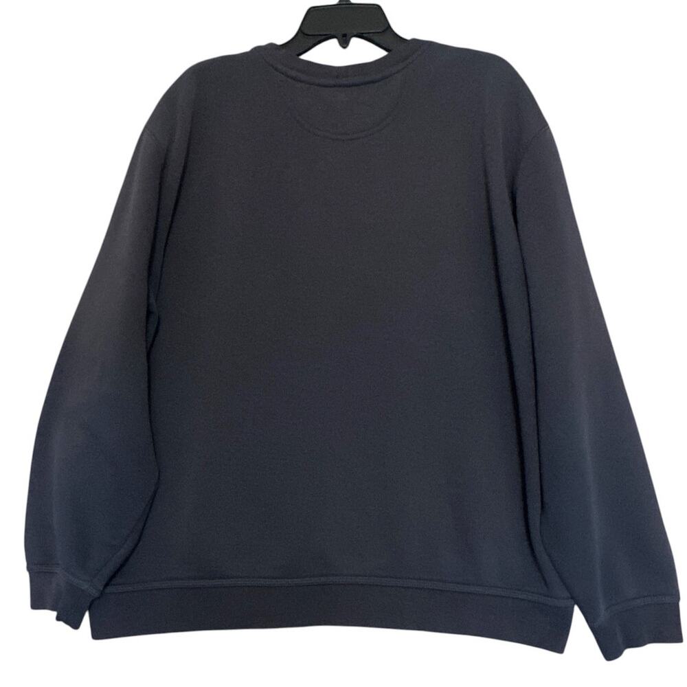 Carhartt Sweatshirt Men's 2XL Loose Fit Midweight Crewneck Navy Workwear Casual